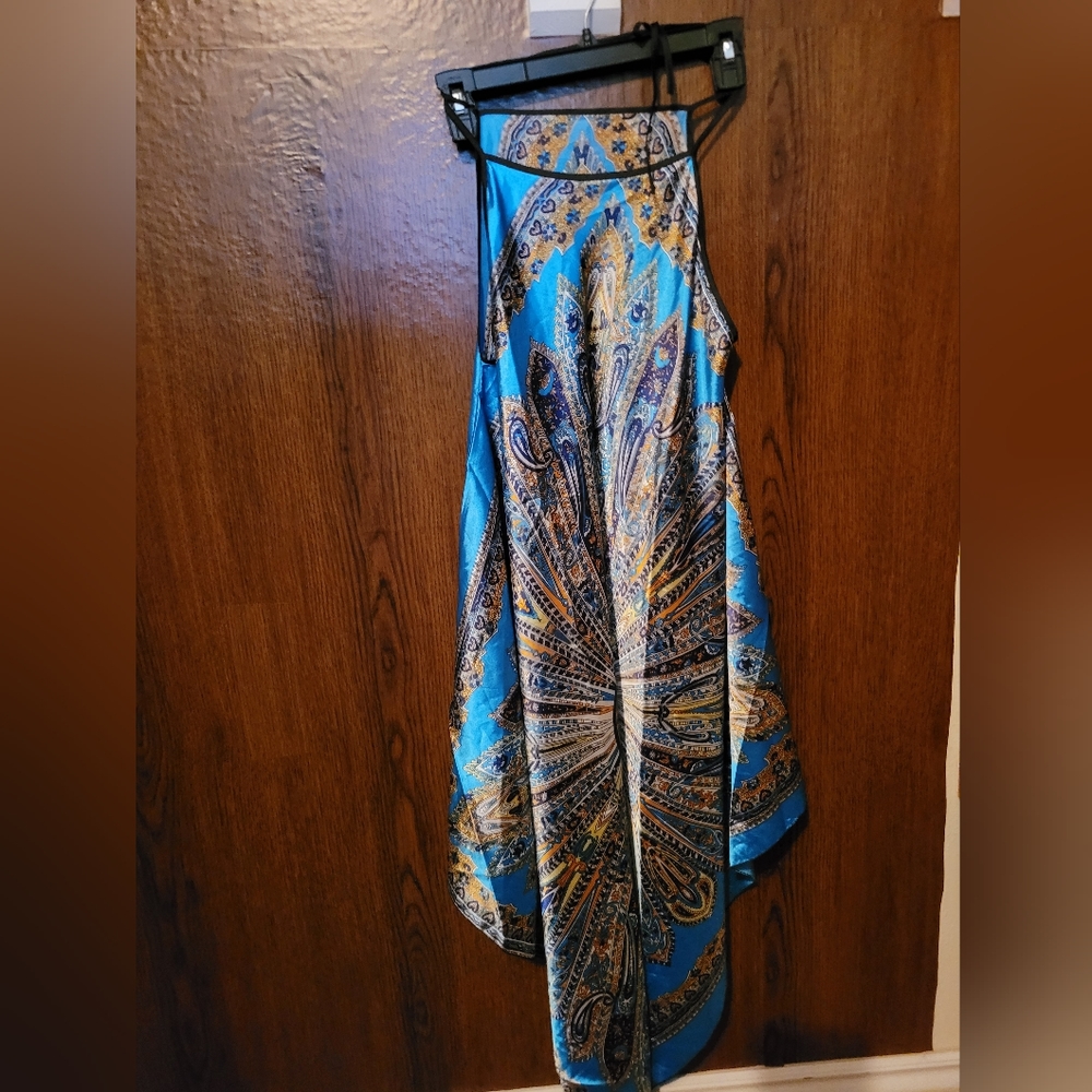Tie up straps dress